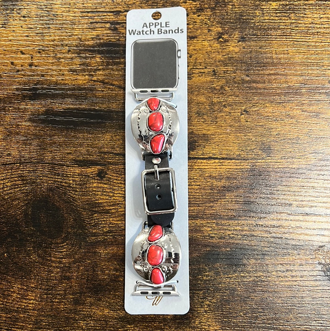 Red Stone Apple Watch Band